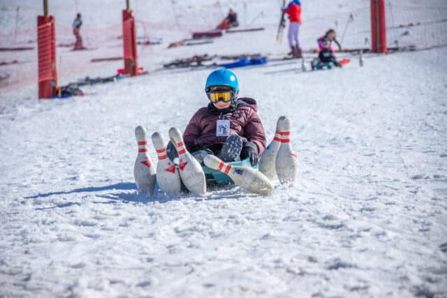 Luge et espace ludique à la Station des Rousses
